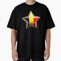 Belgium Pride - Bold & Shiny Star Flag Design  by Highlandkings Unisex T-shirt, Sweatshirt, Hoodie, Long Sleeve Tee - T-Shirt, Sweatshirt, Hoodie