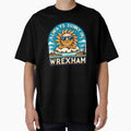Always Sunny in Wrexham - Lounging Sun by Retro Travel Design Unisex T-shirt, Sweatshirt, Hoodie, Long Sleeve Tee - T-Shirt, Sweatshirt, Hoodie