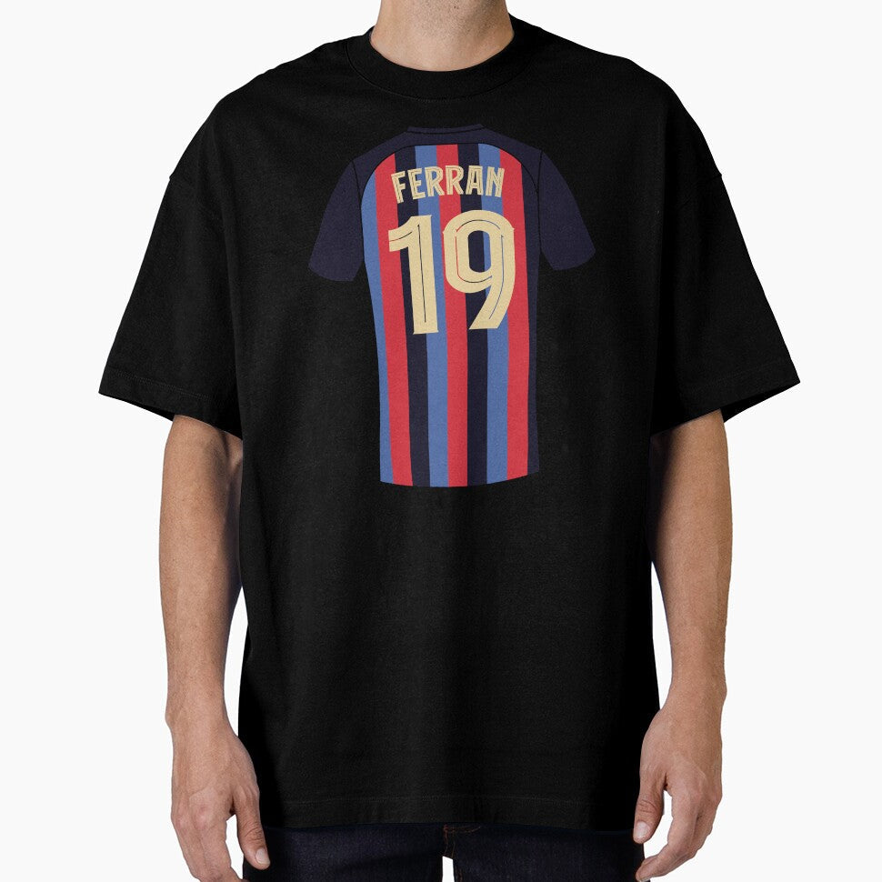 Ferran Torres Barcelona football jersey number 19 by Justtrendytees Unisex T-shirt, Sweatshirt, Hoodie, Long Sleeve Tee - T-Shirt, Sweatshirt, Hoodie