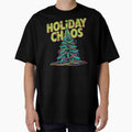 Holiday Chaos Distressed Christmas Tree Neon Grunge Humor by chattsuede Unisex T-shirt, Sweatshirt, Hoodie, Long Sleeve Tee - T-Shirt, Sweatshirt, Hoodie