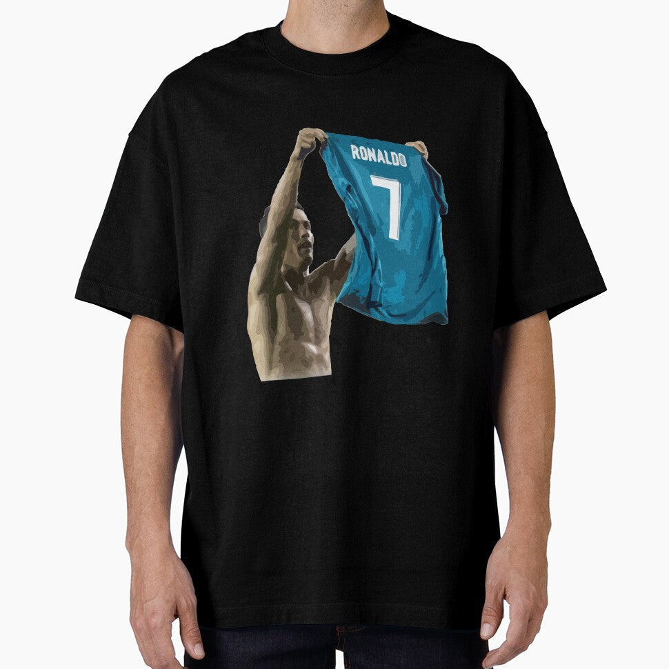 Cristiano Ronaldo celebration goal against Barcelona by rebujito Unisex T-shirt, Sweatshirt, Hoodie, Long Sleeve Tee - T-Shirt, Sweatshirt, Hoodie