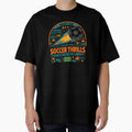 Soccer Thrills Retro Football Art by SplashTastic Unisex T-shirt, Sweatshirt, Hoodie, Long Sleeve Tee - T-Shirt, Sweatshirt, Hoodie