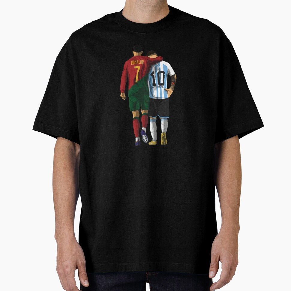 Messi Ronaldo Chit by teemix Unisex T-shirt, Sweatshirt, Hoodie, Long Sleeve Tee - T-Shirt, Sweatshirt, Hoodie