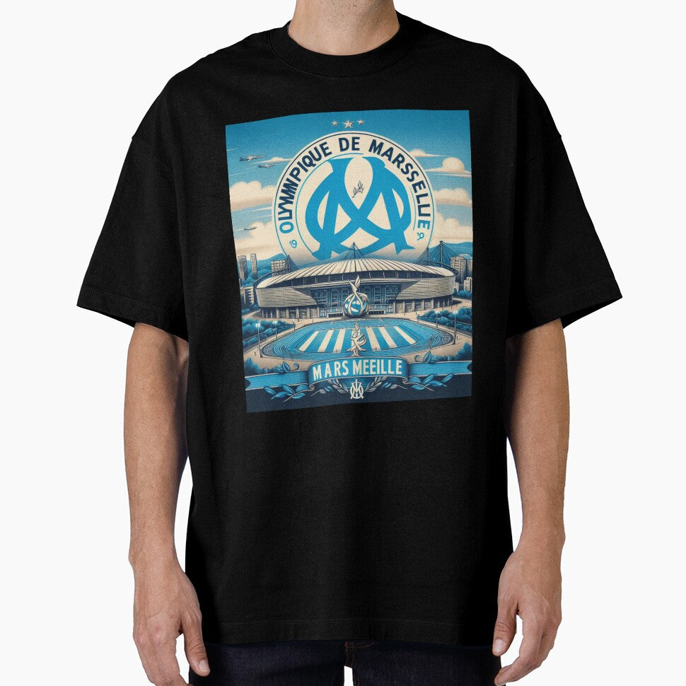 Marseille stickers by Elouk Unisex T-shirt, Sweatshirt, Hoodie, Long Sleeve Tee - T-Shirt, Sweatshirt, Hoodie