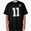 Japan Soccer Number 11 Vintage Sports Fan by LiviuGligoros Unisex T-shirt, Sweatshirt, Hoodie, Long Sleeve Tee - T-Shirt, Sweatshirt, Hoodie