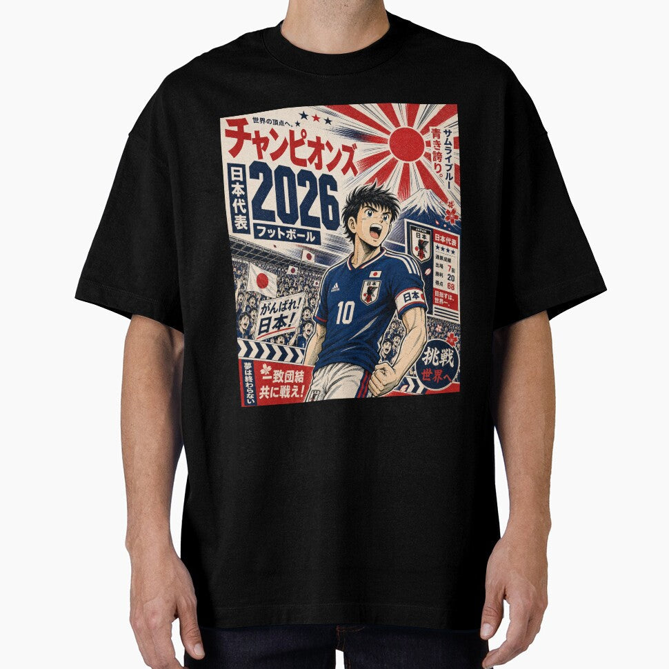 Champions 2026 Football Manga Vintage Soccer Poster T-Shirt by zumerdiego Unisex T-shirt, Sweatshirt, Hoodie, Long Sleeve Tee - T-Shirt, Sweatshirt, Hoodie