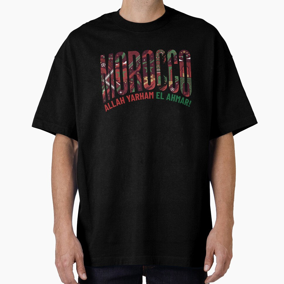 Morocco National Team by MKDSN Unisex T-shirt, Sweatshirt, Hoodie, Long Sleeve Tee - T-Shirt, Sweatshirt, Hoodie
