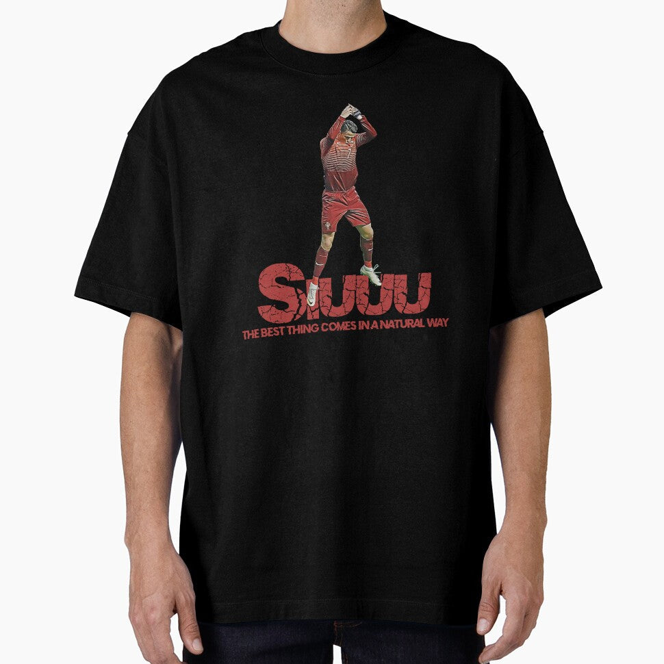 Cr7 Ronaldo Siuuu by Warisally Unisex T-shirt, Sweatshirt, Hoodie, Long Sleeve Tee - T-Shirt, Sweatshirt, Hoodie