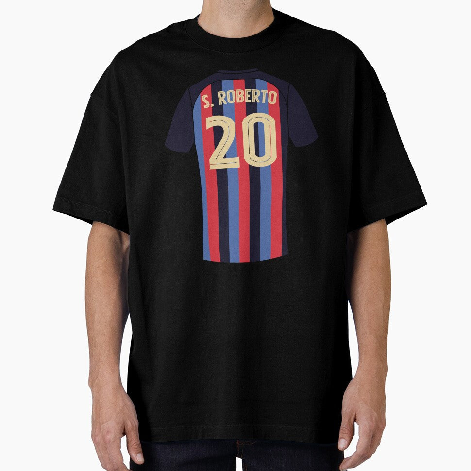 Sergi roberto Barcelona football jersey number 20 by Justtrendytees Unisex T-shirt, Sweatshirt, Hoodie, Long Sleeve Tee - T-Shirt, Sweatshirt, Hoodie