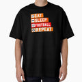 Eat - Sleep - Football - Repeat by gregblomberg Unisex T-shirt, Sweatshirt, Hoodie, Long Sleeve Tee - T-Shirt, Sweatshirt, Hoodie