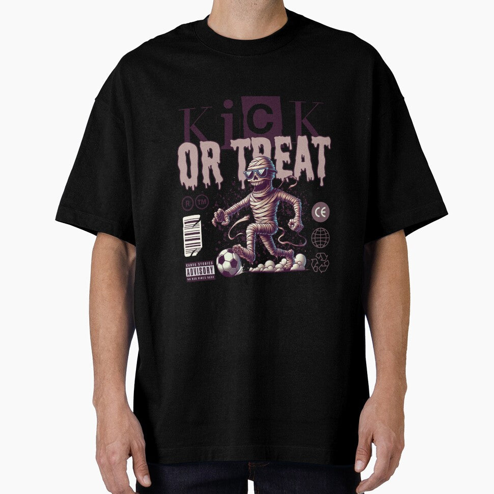 Kick or treat by Peerless-Prime Unisex T-shirt, Sweatshirt, Hoodie, Long Sleeve Tee - T-Shirt, Sweatshirt, Hoodie