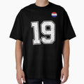 Netherlands Soccer Number 19 Vintage Sports Fan by LiviuGligoros Unisex T-shirt, Sweatshirt, Hoodie, Long Sleeve Tee - T-Shirt, Sweatshirt, Hoodie
