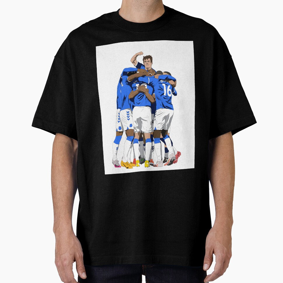 Liverpool 0 Everton 2 Celebrations by TheSportsDraw Unisex T-shirt, Sweatshirt, Hoodie, Long Sleeve Tee - T-Shirt, Sweatshirt, Hoodie