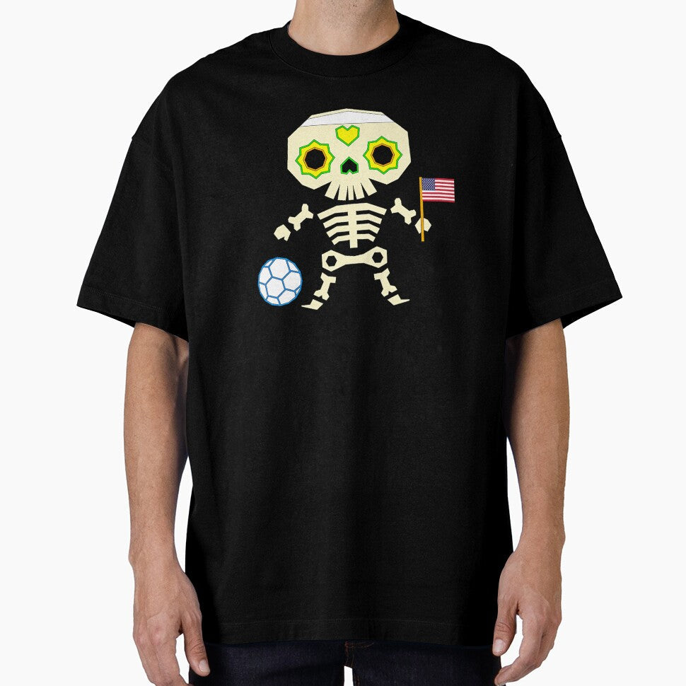 Soccer Team USA Calaverita Sugar by the Zarock Shop Unisex T-shirt, Sweatshirt, Hoodie, Long Sleeve Tee - T-Shirt, Sweatshirt, Hoodie