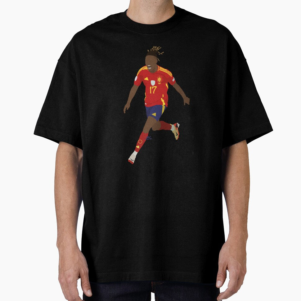 Nico Williams goal vs England by jbsgrafico Unisex T-shirt, Sweatshirt, Hoodie, Long Sleeve Tee - T-Shirt, Sweatshirt, Hoodie