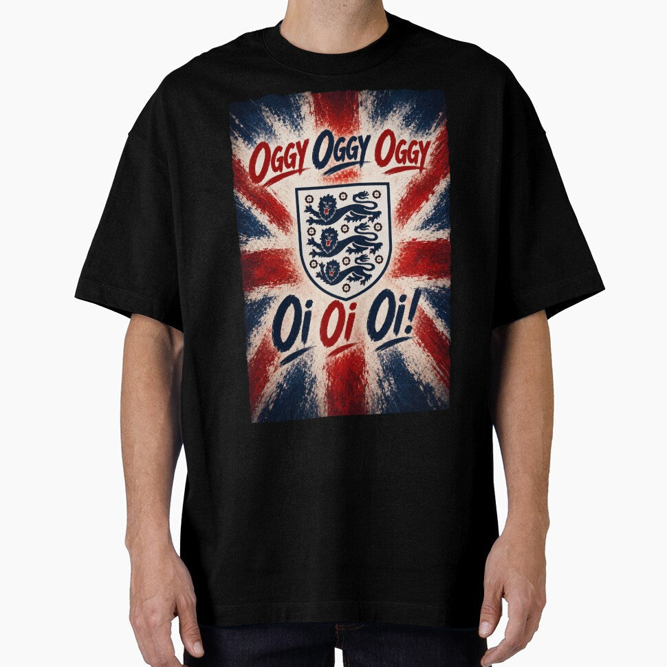 British Soccer Chant Flag Fan Poster Art by PlanetEye Designs Unisex T-shirt, Sweatshirt, Hoodie, Long Sleeve Tee - T-Shirt, Sweatshirt, Hoodie