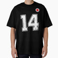 Japan Soccer Number 14 Vintage Sports Fan by LiviuGligoros Unisex T-shirt, Sweatshirt, Hoodie, Long Sleeve Tee - T-Shirt, Sweatshirt, Hoodie