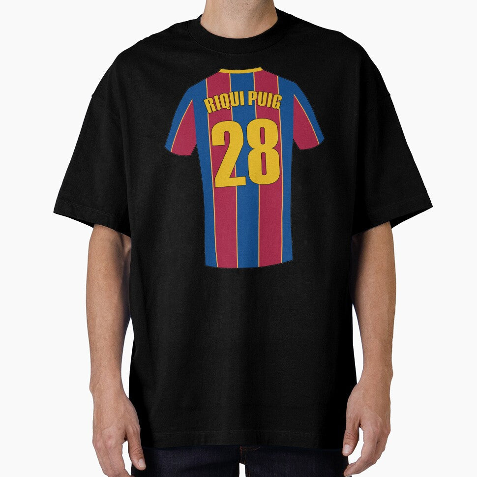 Riqui Puig Barcelona football jersey number by Justtrendytees Unisex T-shirt, Sweatshirt, Hoodie, Long Sleeve Tee - T-Shirt, Sweatshirt, Hoodie