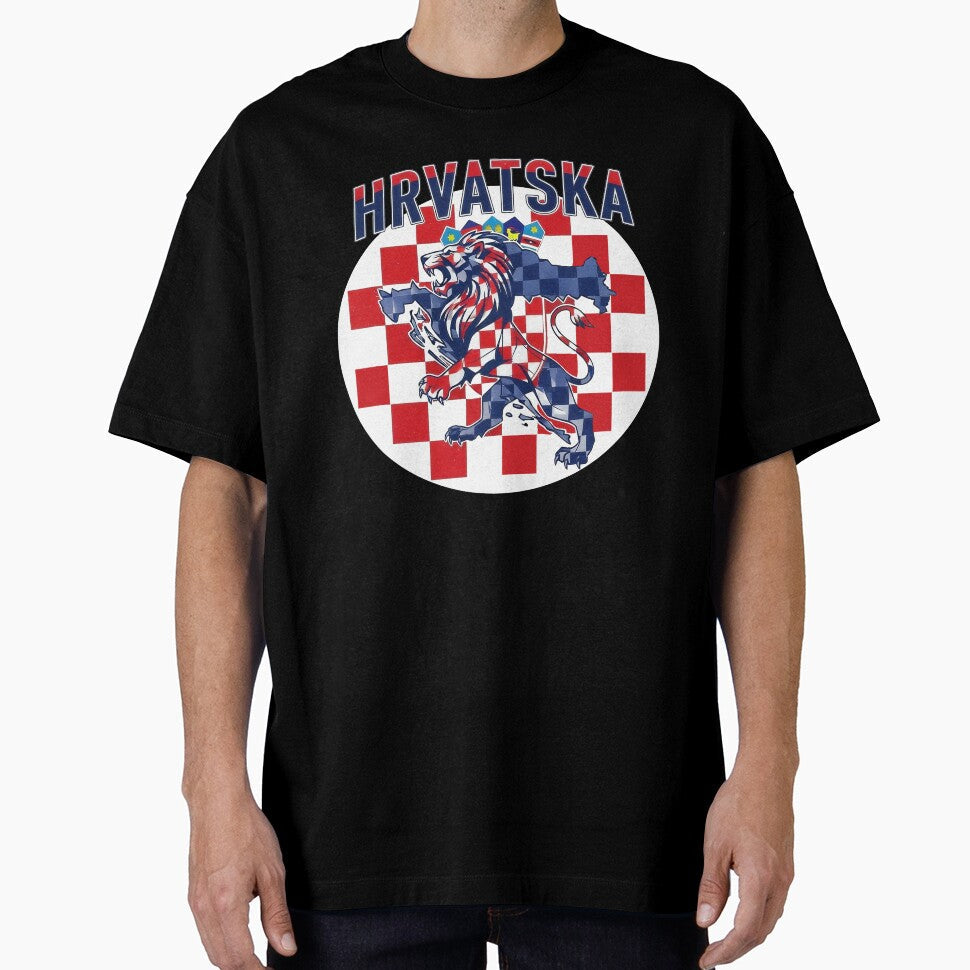 Croatia National Team Shield by Majorprint Unisex T-shirt, Sweatshirt, Hoodie, Long Sleeve Tee - T-Shirt, Sweatshirt, Hoodie