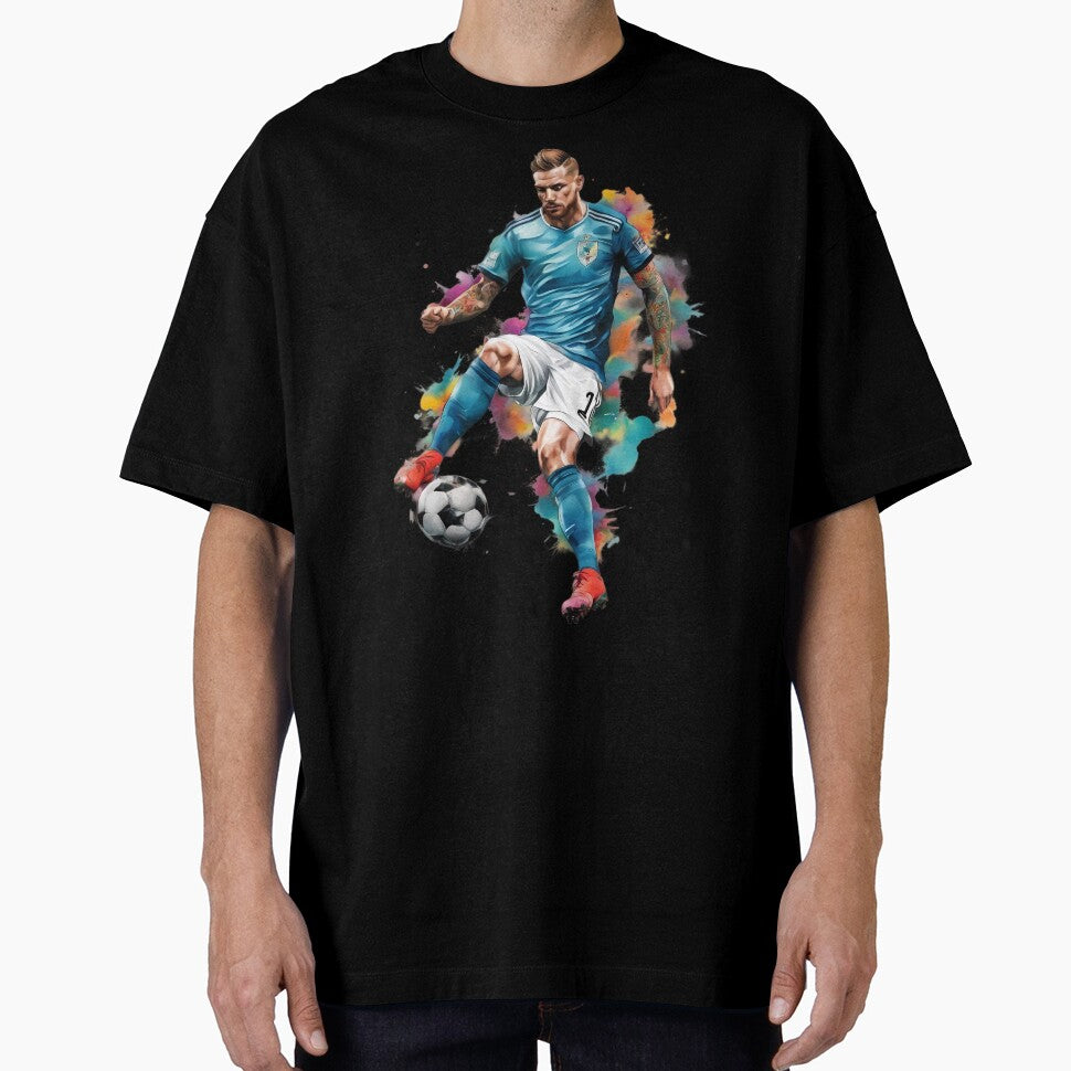 Soccer Footballer by macadolie Unisex T-shirt, Sweatshirt, Hoodie, Long Sleeve Tee - T-Shirt, Sweatshirt, Hoodie