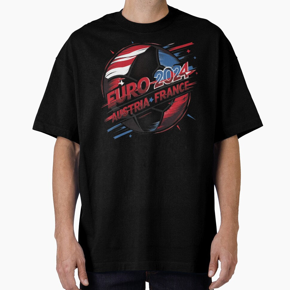 European Football Championship | Austria France match | June 17, 2024 Dsseldorf by emaga Unisex T-shirt, Sweatshirt, Hoodie, Long Sleeve Tee - T-Shirt, Sweatshirt, Hoodie