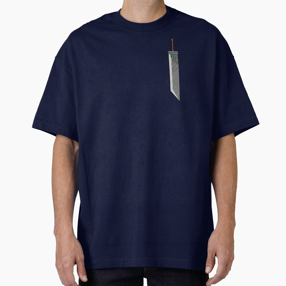 Cloud Strife Final Fantasy VII Colour by Harry Draws Straws Unisex T-shirt, Sweatshirt, Hoodie, Long Sleeve Tee - T-Shirt, Sweatshirt, Hoodie