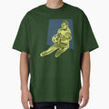 Block Goalkeeper with green background by missmann Unisex T-shirt, Sweatshirt, Hoodie, Long Sleeve Tee - T-Shirt, Sweatshirt, Hoodie