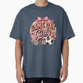 Game Day Girly Coquette Soccer Bow Vintage T-Shirt by PixelForge11 Unisex T-shirt, Sweatshirt, Hoodie, Long Sleeve Tee - T-Shirt, Sweatshirt, Hoodie