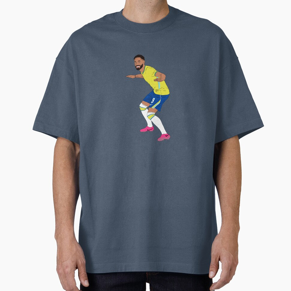 Matheus Cunha Brazil Goal Celebration Surfing Minimalist by Hevding Unisex T-shirt, Sweatshirt, Hoodie, Long Sleeve Tee - T-Shirt, Sweatshirt, Hoodie