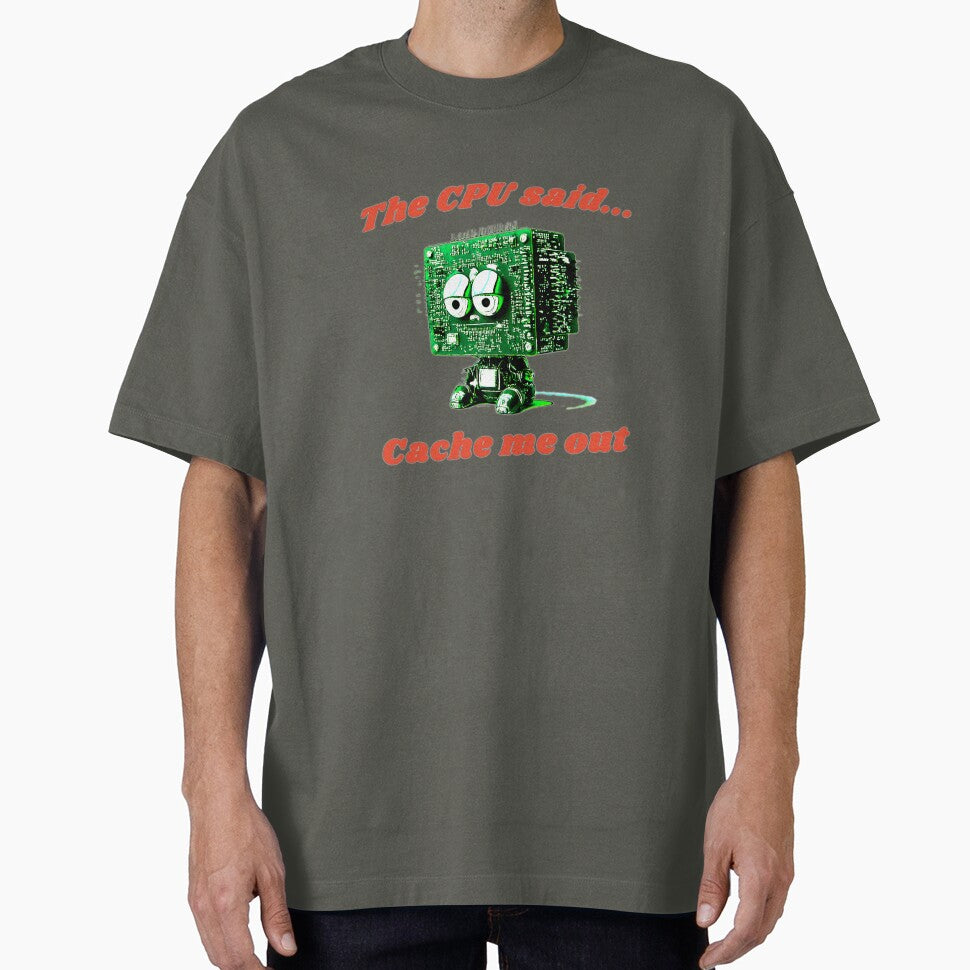 CPU, a funny computer gift, for the geek and the computer lover by PiperParrot Unisex T-shirt, Sweatshirt, Hoodie, Long Sleeve Tee - T-Shirt, Sweatshirt, Hoodie