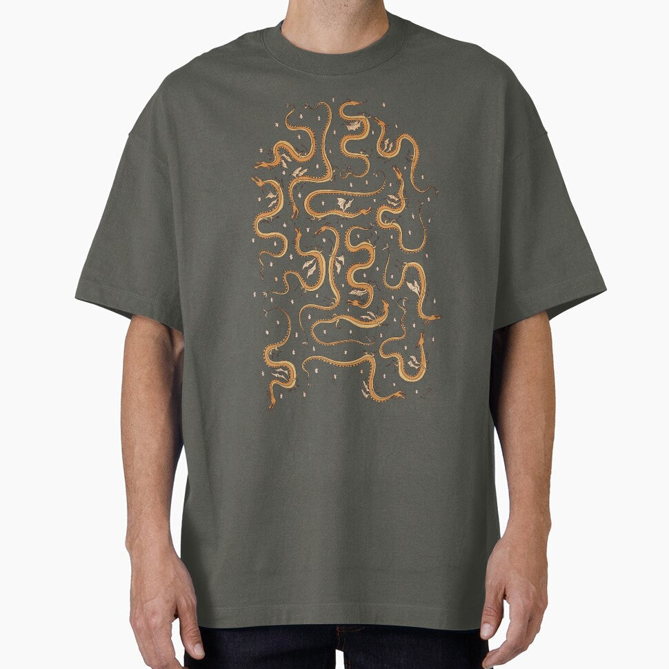 A slither of dragons by tanaudel Unisex T-shirt, Sweatshirt, Hoodie, Long Sleeve Tee - T-Shirt, Sweatshirt, Hoodie