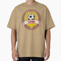 Spain Vintage Soccer Crest  Retro Espaa Football Badge Fan Emblem by icemanphotos Unisex T-shirt, Sweatshirt, Hoodie, Long Sleeve Tee - T-Shirt, Sweatshirt, Hoodie