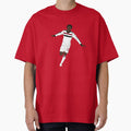 Kobbie Mainoo Goal Celebration Minimalist by Hevding Unisex T-shirt, Sweatshirt, Hoodie, Long Sleeve Tee - T-Shirt, Sweatshirt, Hoodie