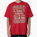 Hopp Schwiiz knitting design with cow and mountains by Mauswohn Unisex T-shirt, Sweatshirt, Hoodie, Long Sleeve Tee - T-Shirt, Sweatshirt, Hoodie
