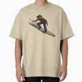 Surfing Cowboy by CleverILY Unisex T-shirt, Sweatshirt, Hoodie, Long Sleeve Tee - T-Shirt, Sweatshirt, Hoodie