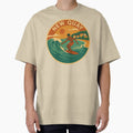 New Quay Travel Souvenir Sticker by rogue-design Unisex T-shirt, Sweatshirt, Hoodie, Long Sleeve Tee - T-Shirt, Sweatshirt, Hoodie