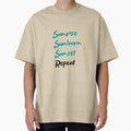 Sunrise, Sunburn, Sunset, Repeat by Starlett Designs Unisex T-shirt, Sweatshirt, Hoodie, Long Sleeve Tee - T-Shirt, Sweatshirt, Hoodie