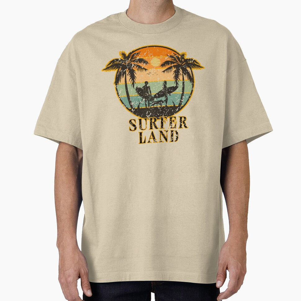 Surfer Land by joztees Unisex T-shirt, Sweatshirt, Hoodie, Long Sleeve Tee - T-Shirt, Sweatshirt, Hoodie