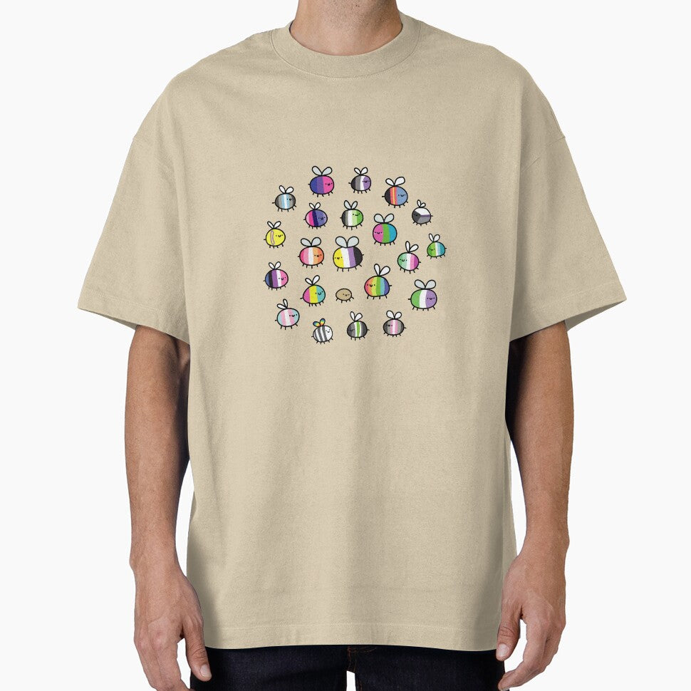 bees by TeaBag114 Unisex T-shirt, Sweatshirt, Hoodie, Long Sleeve Tee - T-Shirt, Sweatshirt, Hoodie