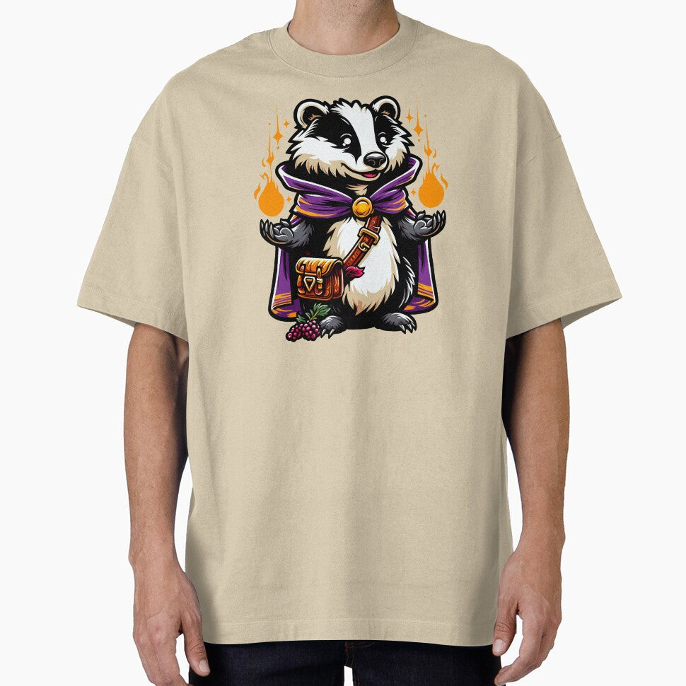 Sorcerer Badger by Ghost on Toast Unisex T-shirt, Sweatshirt, Hoodie, Long Sleeve Tee - T-Shirt, Sweatshirt, Hoodie