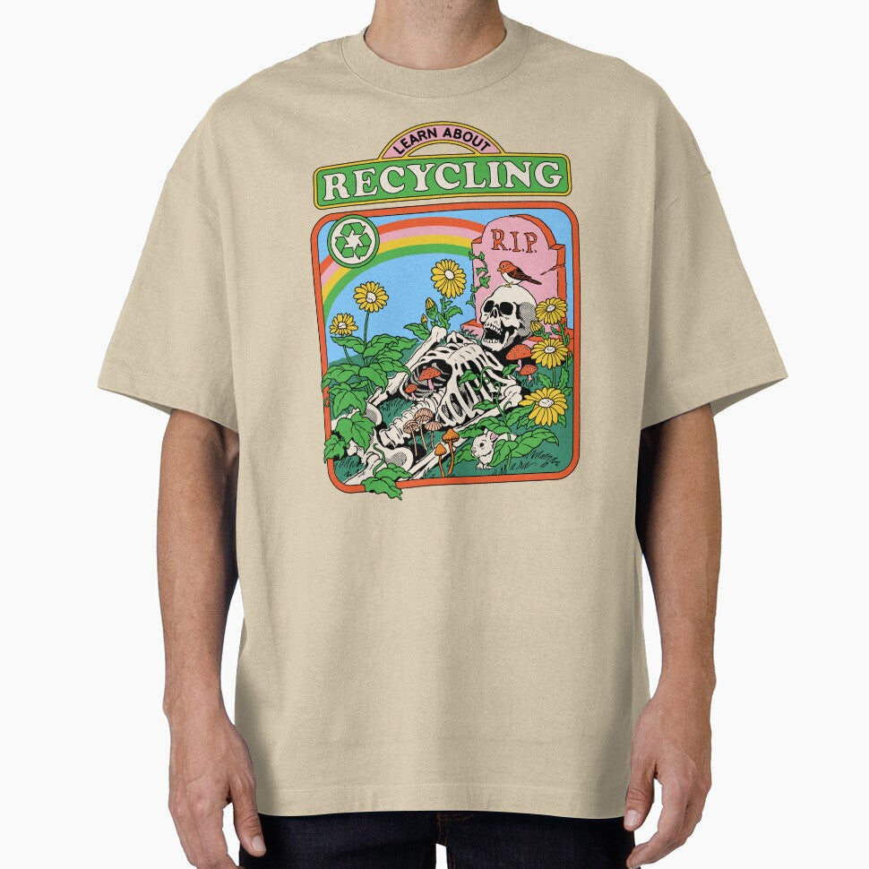 Learn About Recycling by Steven Rhodes Unisex T-shirt, Sweatshirt, Hoodie, Long Sleeve Tee - T-Shirt, Sweatshirt, Hoodie