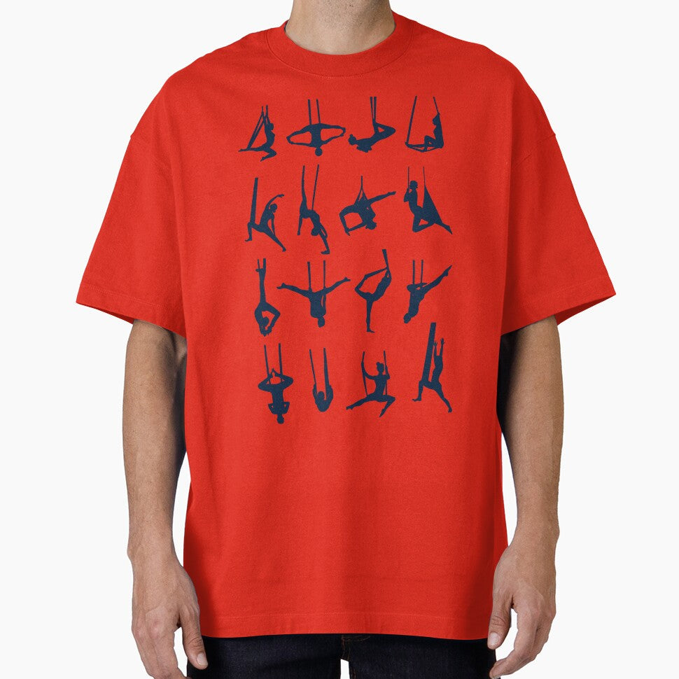 Aerial Yoga Poses by trendingatees Unisex T-shirt, Sweatshirt, Hoodie, Long Sleeve Tee - T-Shirt, Sweatshirt, Hoodie
