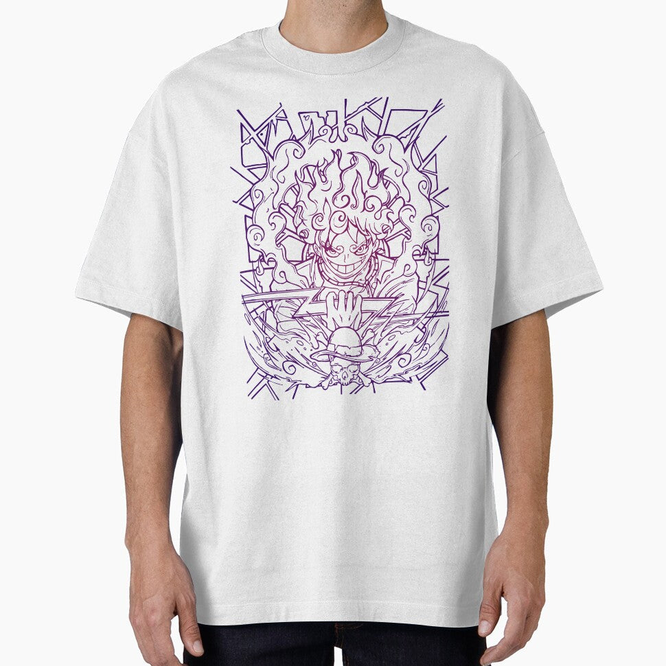 Luffy Gear 5 by UANIPISCI Unisex T-shirt, Sweatshirt, Hoodie, Long Sleeve Tee - T-Shirt, Sweatshirt, Hoodie