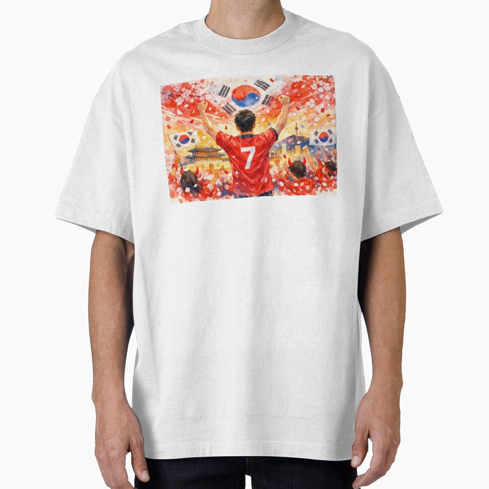 Southh Korea Soccer Vibes Soccer Celebration by BrickByDream Unisex T-shirt, Sweatshirt, Hoodie, Long Sleeve Tee - T-Shirt, Sweatshirt, Hoodie