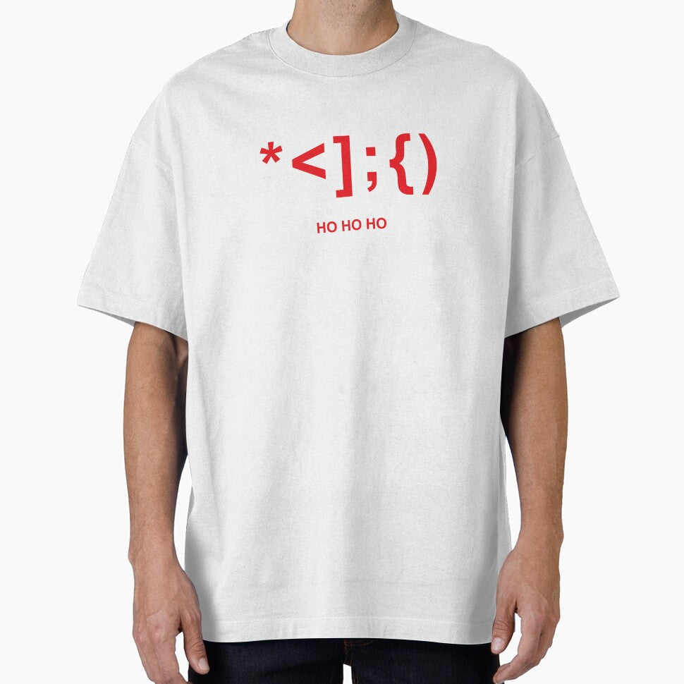 ASCII Santa by Art & Coffee Unisex T-shirt, Sweatshirt, Hoodie, Long Sleeve Tee - T-Shirt, Sweatshirt, Hoodie