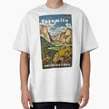 visit Yosemite - vintage by VintageQrator Unisex T-shirt, Sweatshirt, Hoodie, Long Sleeve Tee - T-Shirt, Sweatshirt, Hoodie