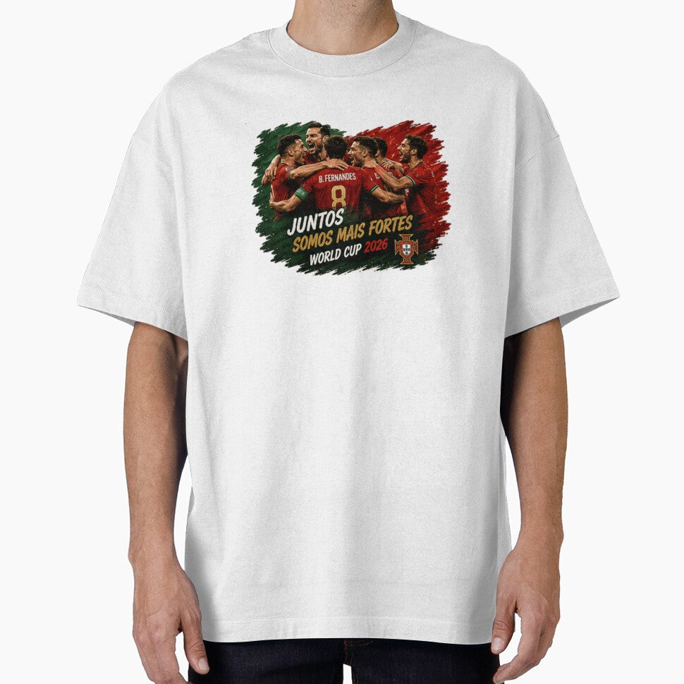 Portugal Together to World Cup 2026 by Pixanova Unisex T-shirt, Sweatshirt, Hoodie, Long Sleeve Tee - T-Shirt, Sweatshirt, Hoodie