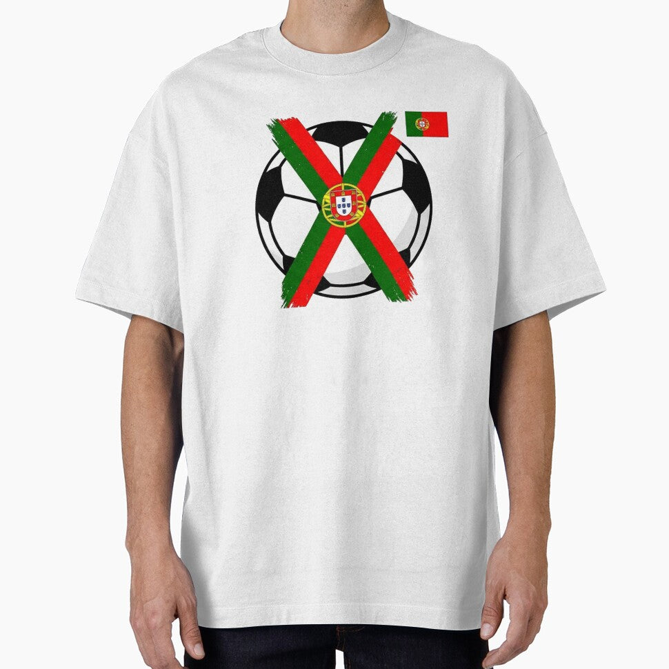 Portugal Football Fan Shirt by CTN-Designs Unisex T-shirt, Sweatshirt, Hoodie, Long Sleeve Tee - T-Shirt, Sweatshirt, Hoodie