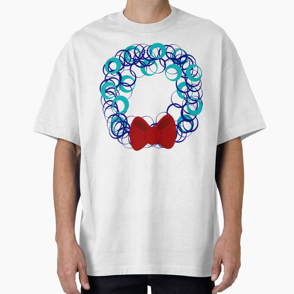 Wintery Holiday Wreath by Risa-C Unisex T-shirt, Sweatshirt, Hoodie, Long Sleeve Tee - T-Shirt, Sweatshirt, Hoodie