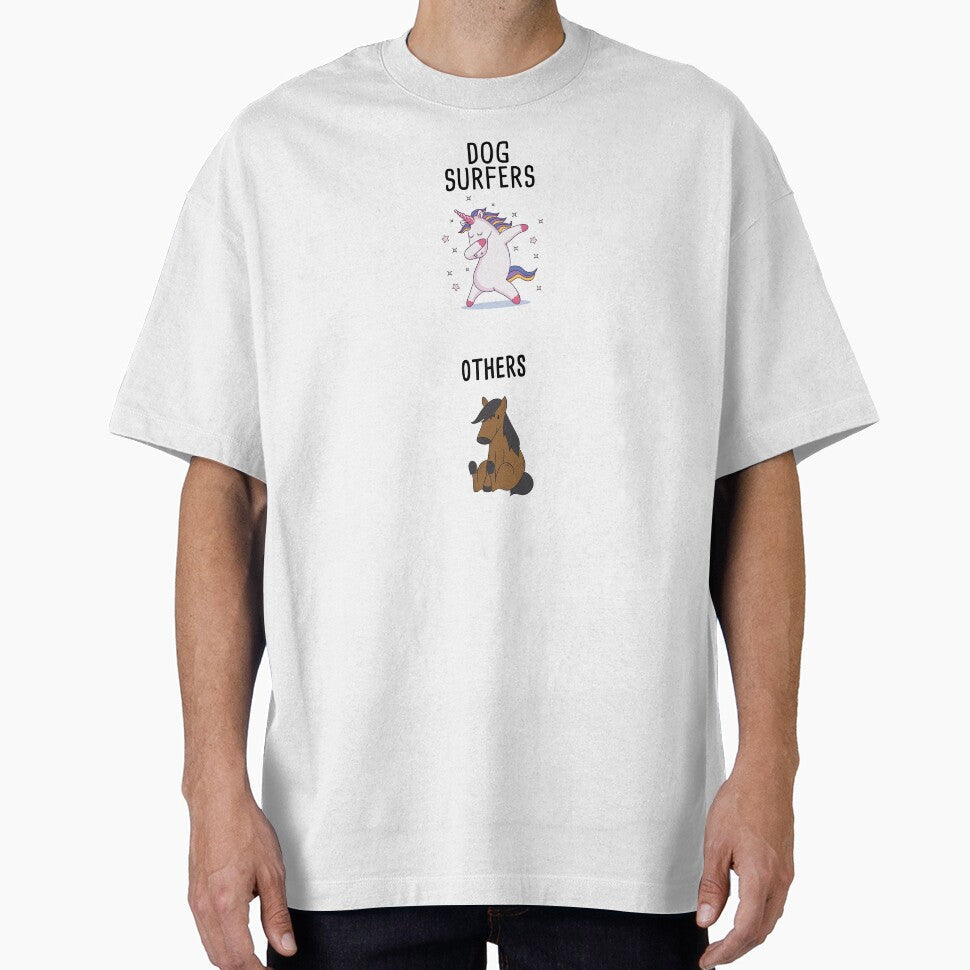 Dog Surfers vs. Other People by orlumbuspirate Unisex T-shirt, Sweatshirt, Hoodie, Long Sleeve Tee - T-Shirt, Sweatshirt, Hoodie
